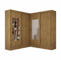 Closet Casal Belém 4 Pts Com Espelho 4 Gvts Carioca Móveis Cinamomo - 5