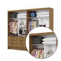 Closet Casal Sevilha 4pts Com Espelho 12gvts Carioca Móveis Cinamomo - 6