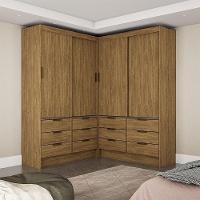 Closet Casal Duplo Sevilha 4portas 12 Gavetas Carioca Móveis Cinamomo - 1
