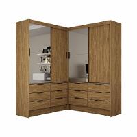 Closet Casal Sevilha 4 Portas Plus 12 Gavetas Carioca Móveis Cinamomo - 2