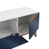 Rack Kappesberg 3 Portas Branco-azul Profundo 180cm - 6