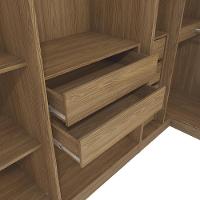 Quarto Modulado Kappesberg Adapt Nogueira-azul Profundo 12 Portas 342cm X 263cm - 10