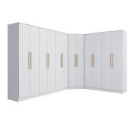 Quarto Modulado Kappesberg Adapt Branco 12 Portas 342cm X 263cm - 2