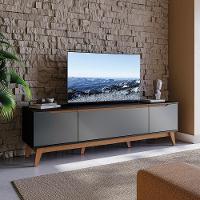 Rack Kappesberg 3 Portas Preto Fosco-chumbo 180cm - 1