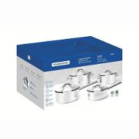 Jogo De Panelas Solar Em Aço Inox Com Fundo Triplo Indução 4 Peças - Tramontina 65510760 - 2