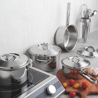 Jogo De Panelas Solar Em Aço Inox Com Fundo Triplo Indução 4 Peças - Tramontina 65510760 - 6