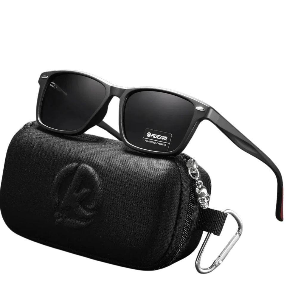 Óculos Polarizados Combinados Para Homens E Mulheres Kd398 Preto - 1