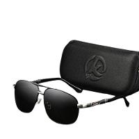 Óculos De Luxo Alumínio E Magnésio Quadrado Polarizados Kdeam Cinza - 1