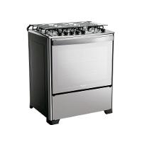 Fogão Dako Magister 5 Bocas Style Mesa De Inox A Gás Espelhado Bivolt - 1