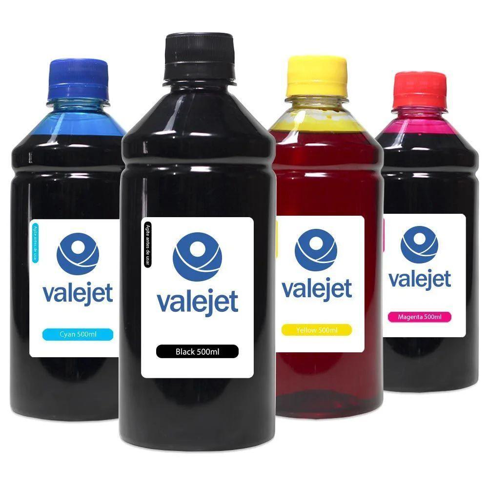Kit 4 Tintas Epson Bulk Ink L3150 Cmyk 500ml Valejet - 1
