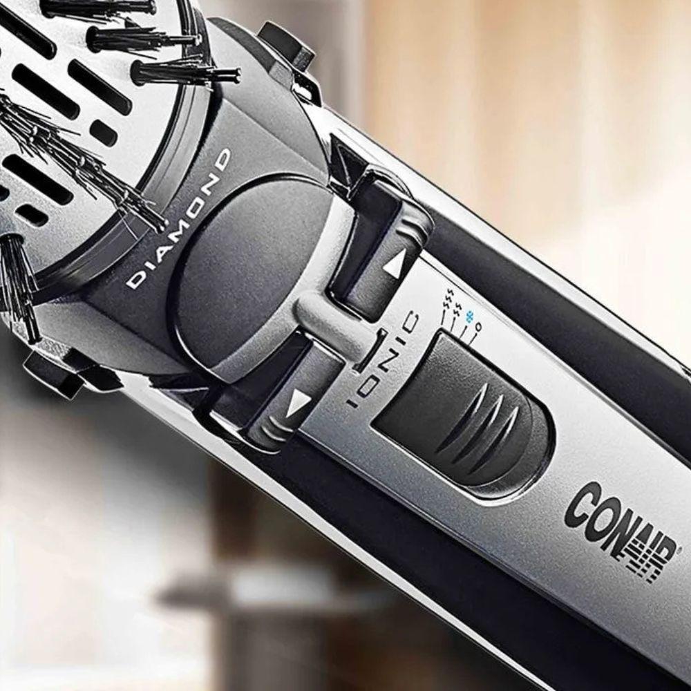 Escova Secadora Rotativa Conair Diamond Rotating 2735ABR 900w Preto E Prata - 110V - 4