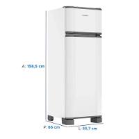 Geladeira Esmaltec 276L Cycle Defrost Inverter RCD34 Pro Branco - 220V - 5