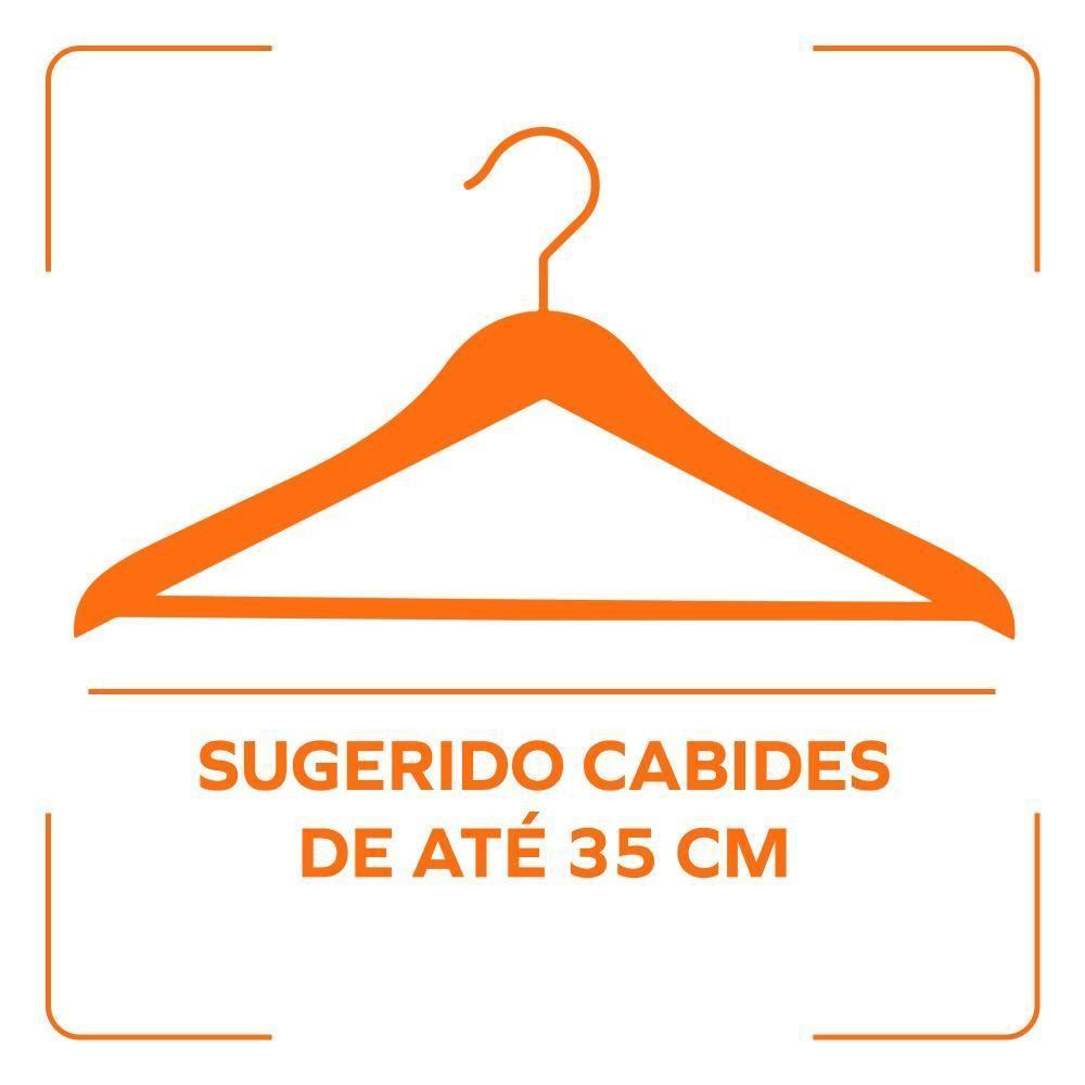 Guarda Roupa Solteiro 2 Portas 3 Gavetas Nt6020 Branco-rosa Nótável Móveis Branco-rosa - 5