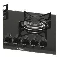 Cooktop A Gás 5 Bocas Mesa Vidro Fischer 1642 Preto Bivolt - 3