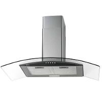 Coifa de Parede Fit 90 Cm Com Vidro Fischer Preto 220V - 1