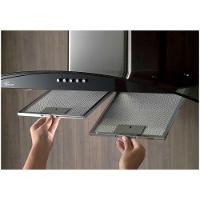 Coifa de Parede Fit 90 Cm Com Vidro Fischer Preto 220V