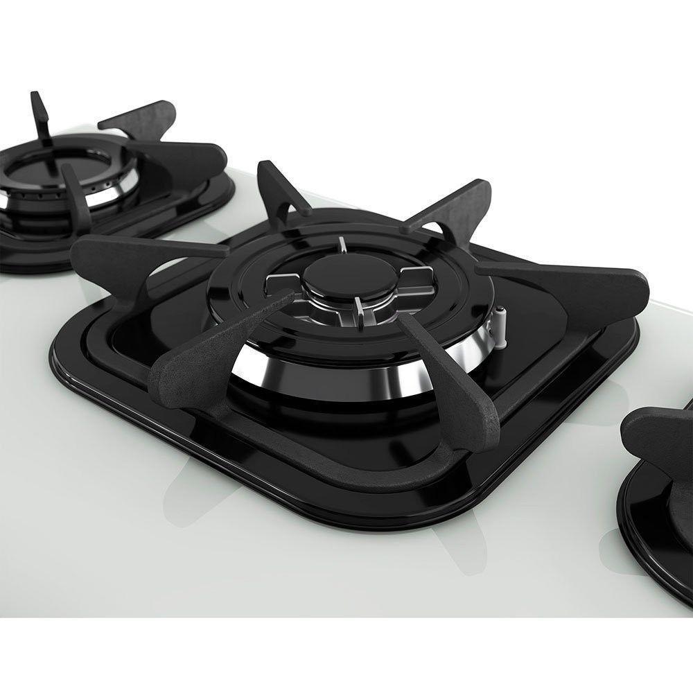 Cooktop 5 Bocas A Gás Mueller G4 Tripla Chama Branco Bivolt - 4