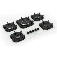 Cooktop 5 Bocas A Gás Mueller G4 Tripla Chama Branco Bivolt - 3