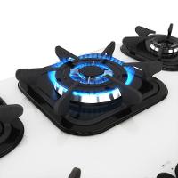 Cooktop 5 Bocas A Gás Mueller G4 Tripla Chama Branco Bivolt - 5