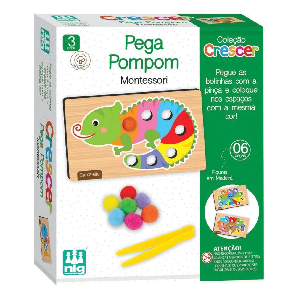 Jogo Pega Pom Pom Crescer - Nig Brinquedos - 1