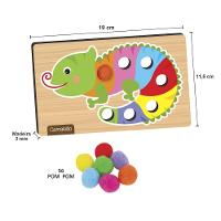 Jogo Pega Pom Pom Crescer - Nig Brinquedos - 6