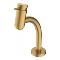 Torneira De Lavatório Com Bica Baixa Basic Gold Matte Dourado Fosco - Celite - 2