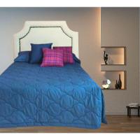 Cabeceira Solteiro Onix Pop Veludo Off White Com Tachas