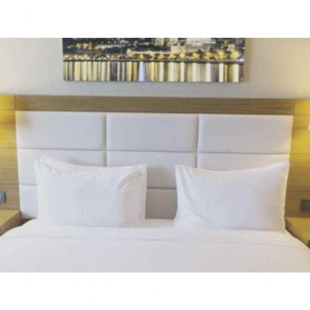 Cabeceira Casal Branca Deluxe Módulos Kit 09 Pçs 47x 25 - 5