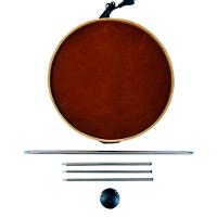 Mesa Lateral Usb Couro Camurça