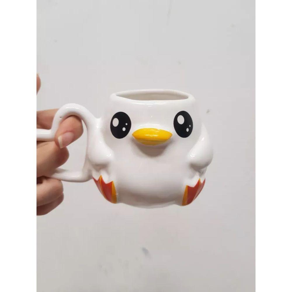 Caneca 3d Pato Cerâmica 300ml Broglio Pato Sem Frase - 1