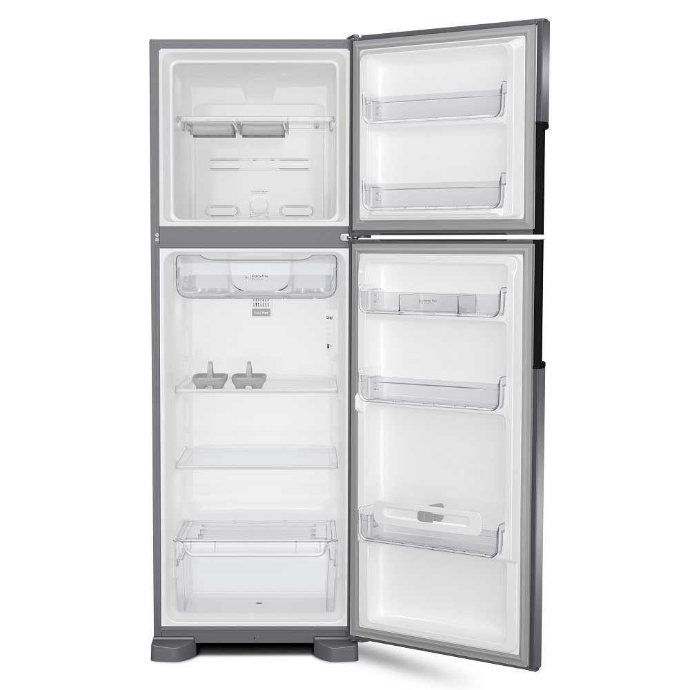 Geladeira Consul Duplex 386 Litros Frost Free Com Altura Flex, Função Turbo E Freezer Espaçoso Inox 127V CRM44AK - 3