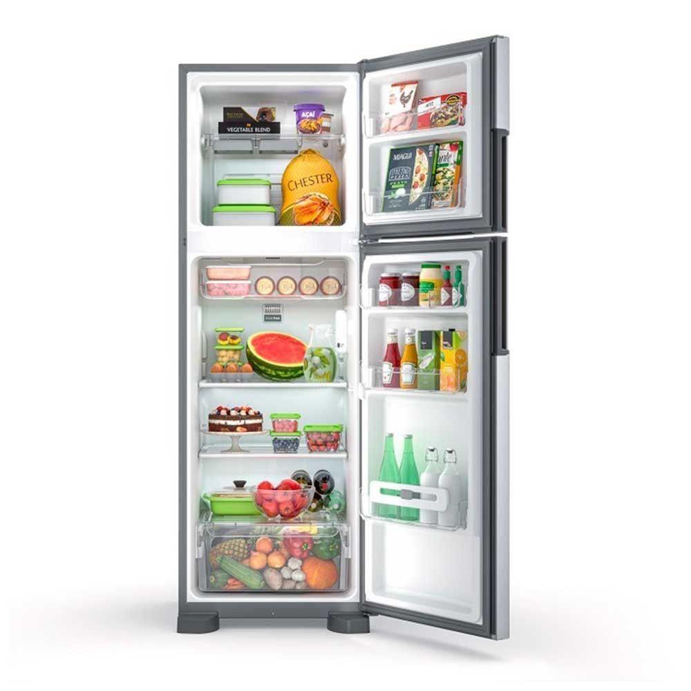 Geladeira Consul Duplex 386 Litros Frost Free Com Altura Flex, Função Turbo E Freezer Espaçoso Inox 127V CRM44AK - 4