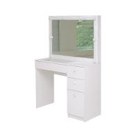 Penteadeira Ditália com Tampo ce Vidro + Kit Luz PE-120 Branca - 1