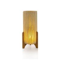 Luminaria Chão Milão Canhão Corda Sisal Sala Quarto Palha - 2