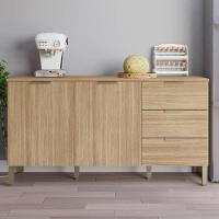 Balcão Gabinete Para Pia Com Tampo 160cm Charm K02 Freijó - Mpozenato - 2