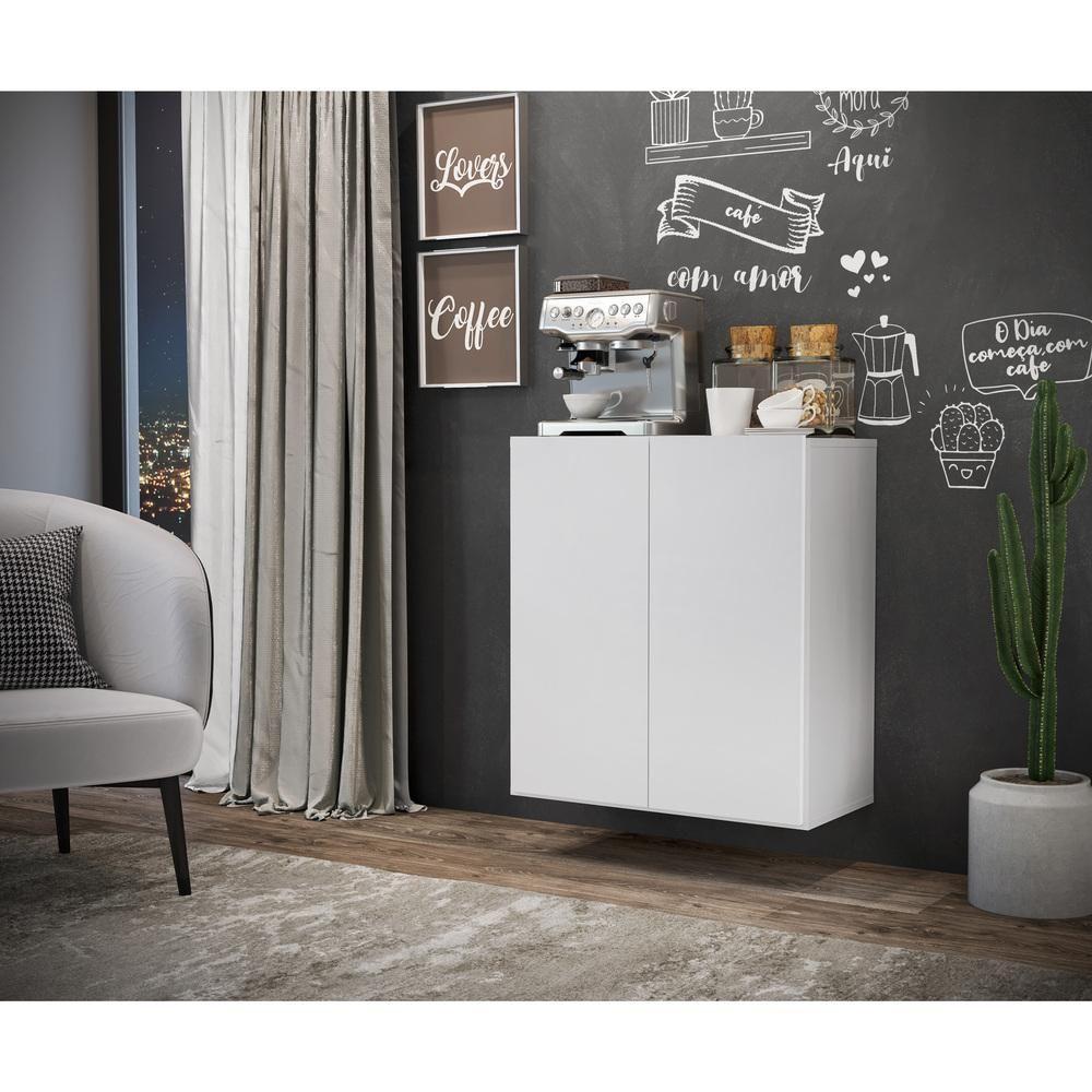 Aparador Cantinho do Café Suspenso 2 Portas Multimóveis - 8