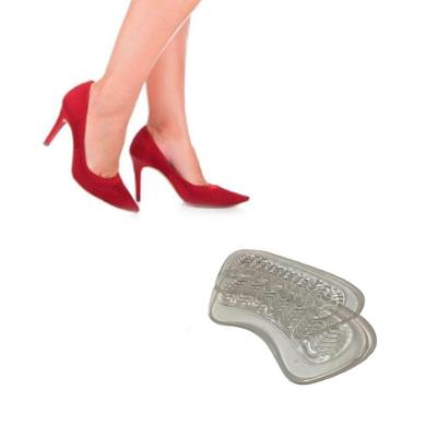 Par Protetor Para Calcanhar De Silicone Pés Sapato Branco