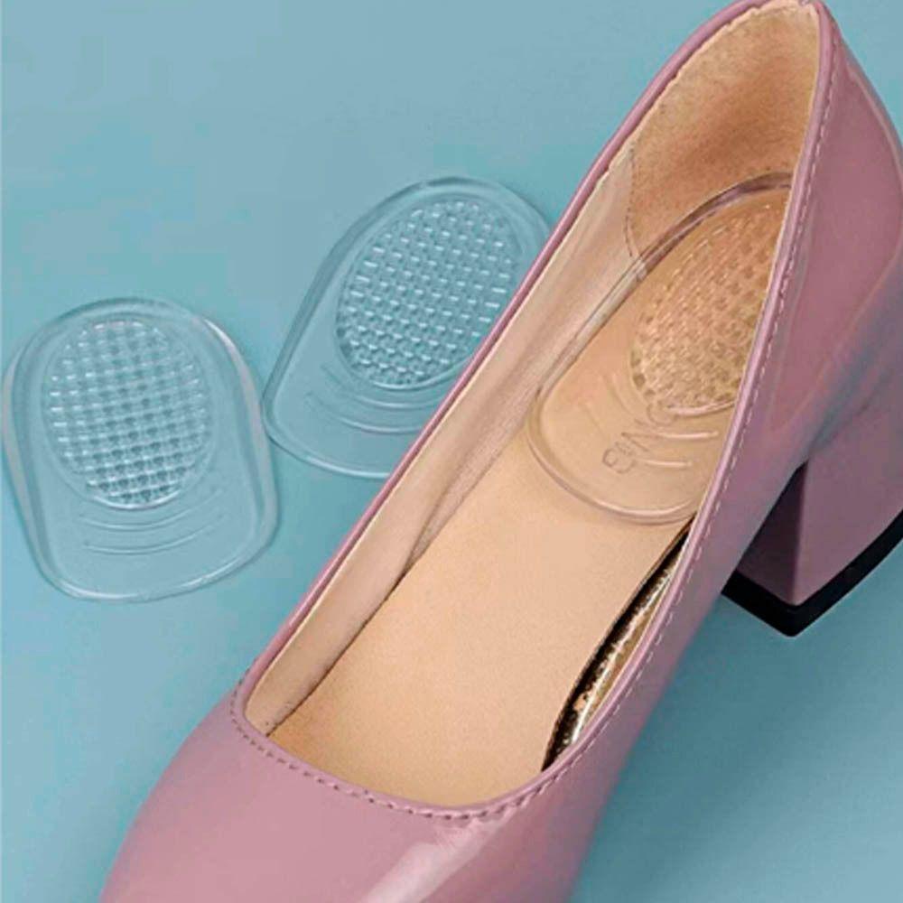 Par De Palmilhas Para Calcanhar Silicone Transparente Calcanheira Branco - 5