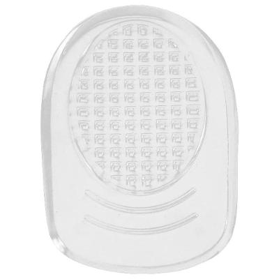 Par De Palmilhas Para Calcanhar Silicone Transparente Calcanheira Branco