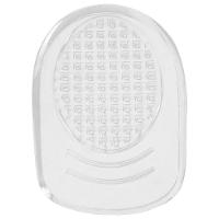 Par De Palmilhas Para Calcanhar Silicone Transparente Calcanheira Branco - 1