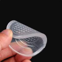 Par De Palmilhas Para Calcanhar Silicone Transparente Calcanheira Branco - 3