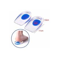 Palmilha Silicone Gel Ortopédica Calcanhar Calcanheira Branco - 2