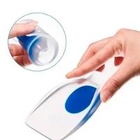 Palmilha Silicone Gel Ortopédica Calcanhar Calcanheira Branco - 5