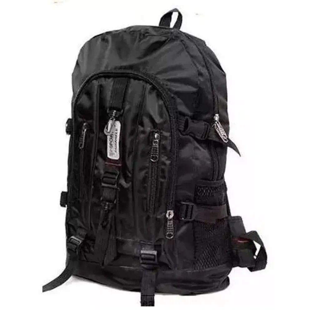 Mochila Esportiva 50l A Prova Da Agua Multifuncional Impermeável Motoqueiro Viagens Escolar Preto - 1
