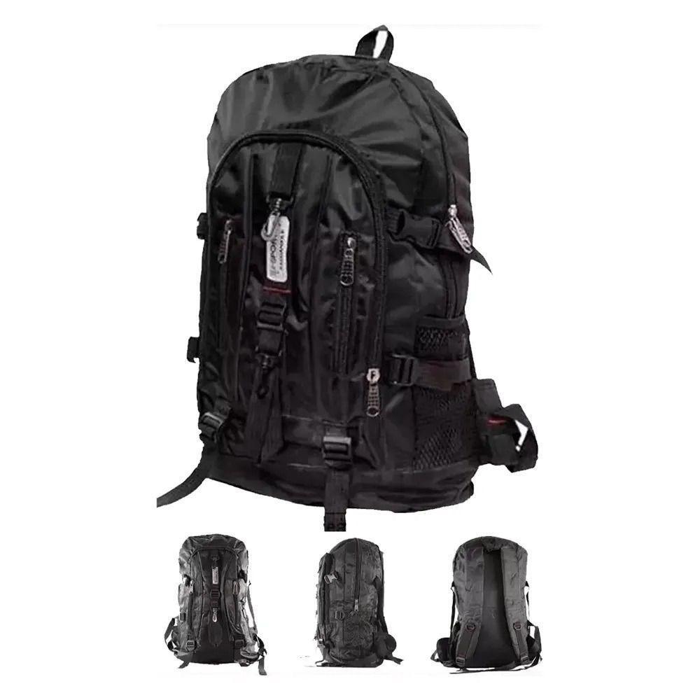 Mochila Esportiva 50l A Prova Da Agua Multifuncional Impermeável Motoqueiro Viagens Escolar Preto - 2