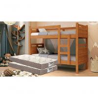 Beliche Robusto C/ 2 Colchões Confortáveis - Kit Completo Nature - 1