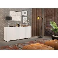 Aparador Buffet 4 Portas Com Pés Quadrados Branco - 7