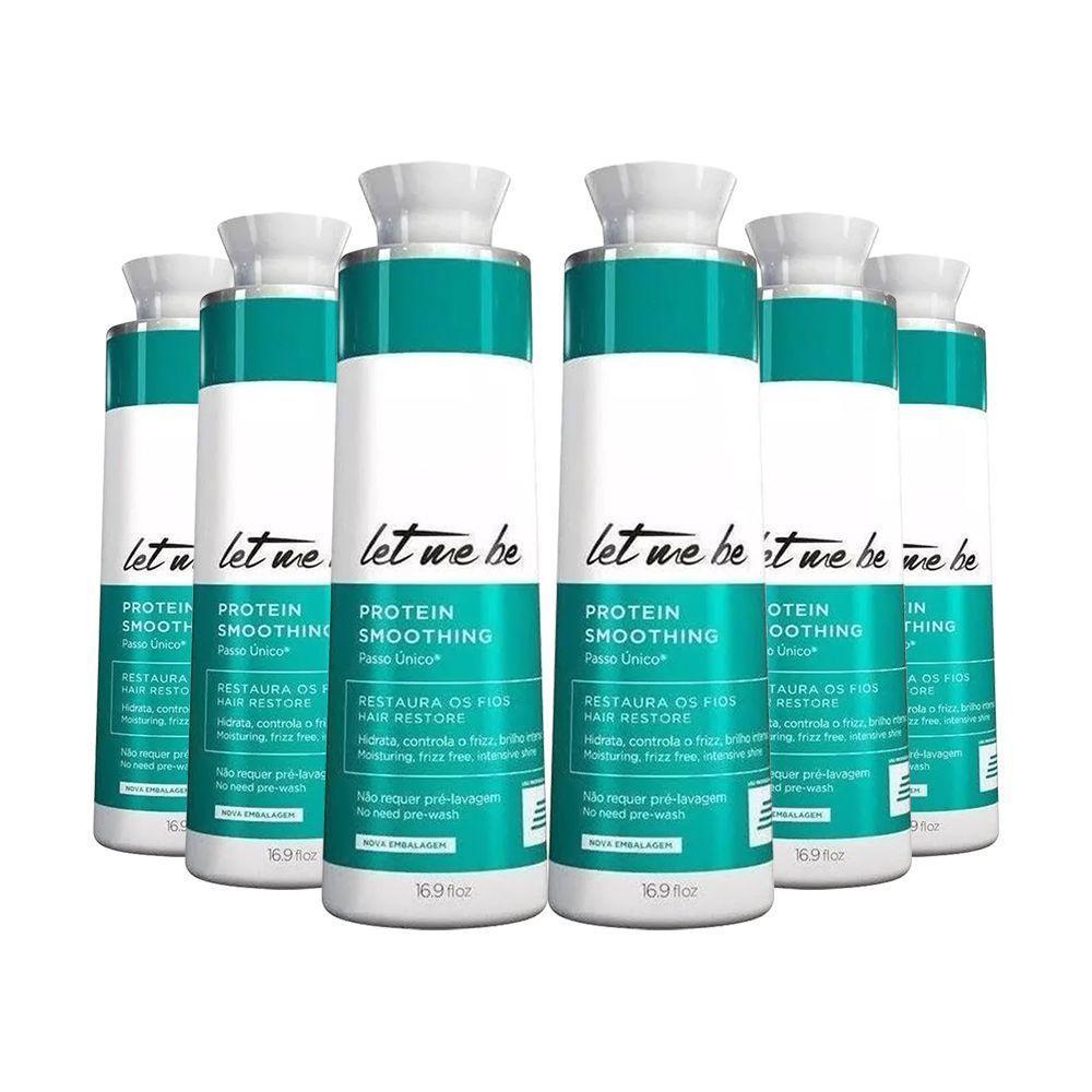 Kit 6 Escovas Progressivas Let Me Be Passo Único 1 Litro - 1