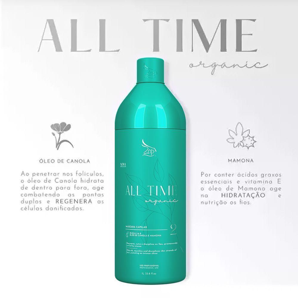 Kit 6 Escovas Progressivas Zap All Time Orgânica 1 Litro - 4