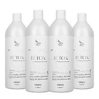 Kit 4 Shampoo Anti-resíduos Detox Zap Limpeza Profunda 1 Litro - 1